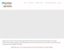 Tablet Screenshot of fhbookfest.com